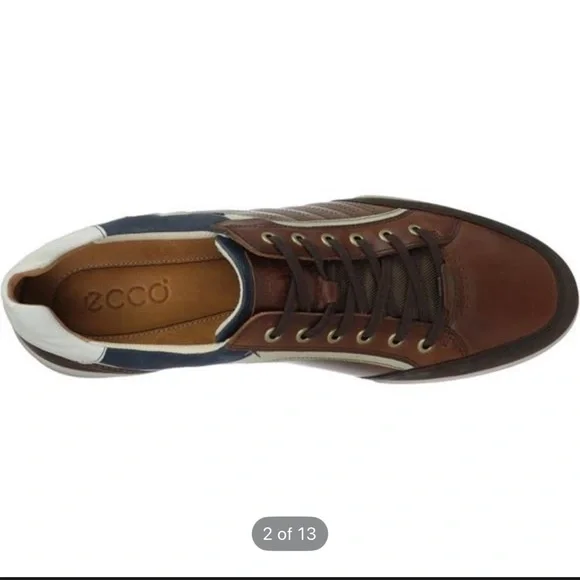 Ecco | brown enrico retro shoes | size 41 M 7.5 in excellent used condition - Picture 2 of 10